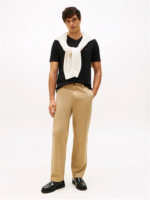 essential v-neck tee TOMMY HILFIGER | MW0MW39249BDS